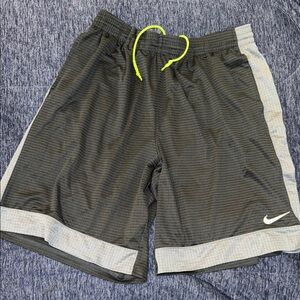 Nike Men's Black and Gray Athletic Shorts